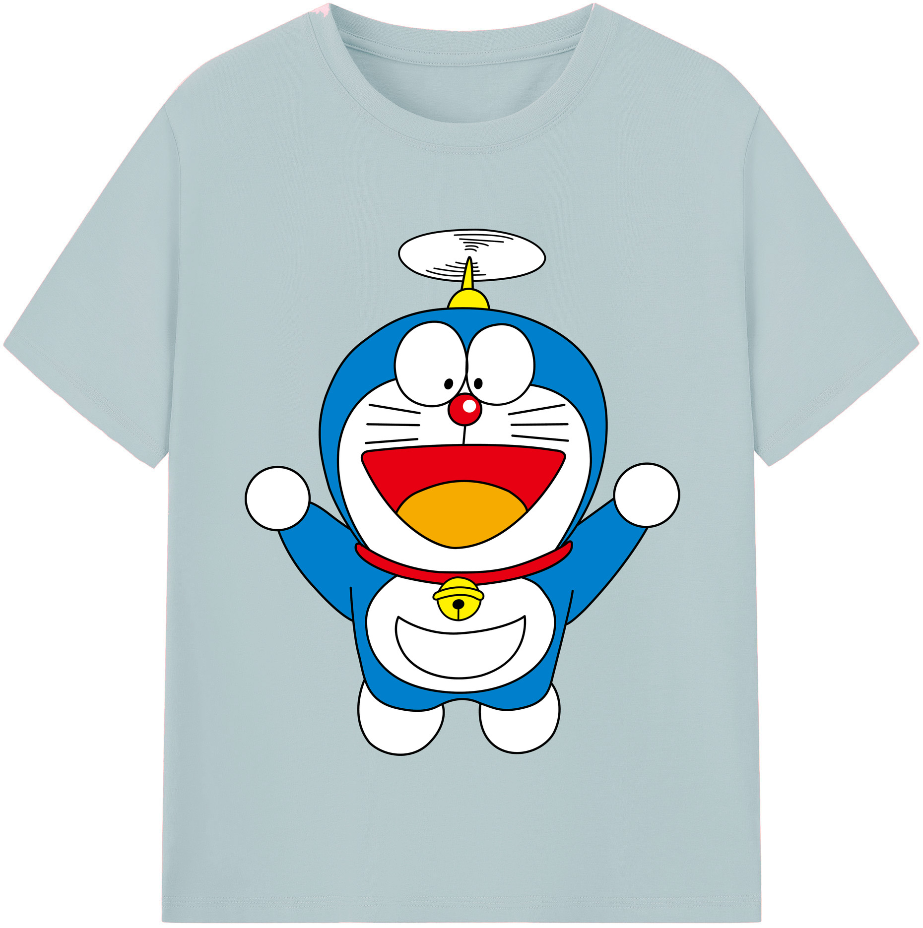 （画像用） ドラえもん Doraemon 綿100％半袖Tシャツ（フロントプリント）